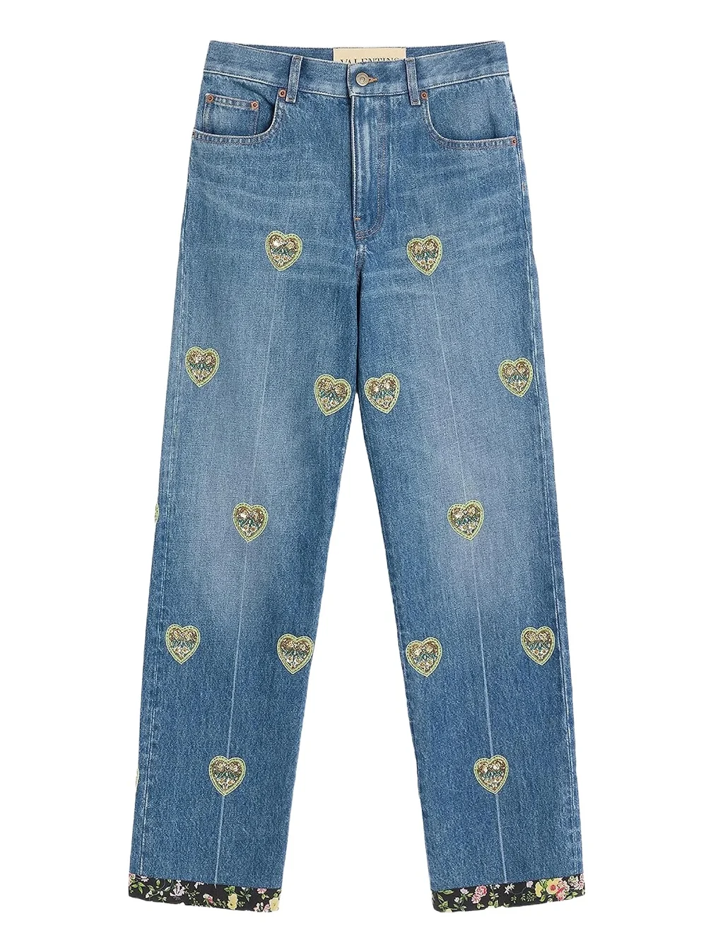Women's Embroidered Denim Pants Women's Embroidered Denim Pants