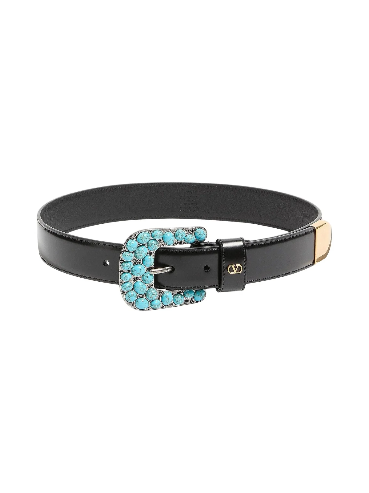 Women's Vlogo Signature Brushed Calfskin Belt 30 MM
