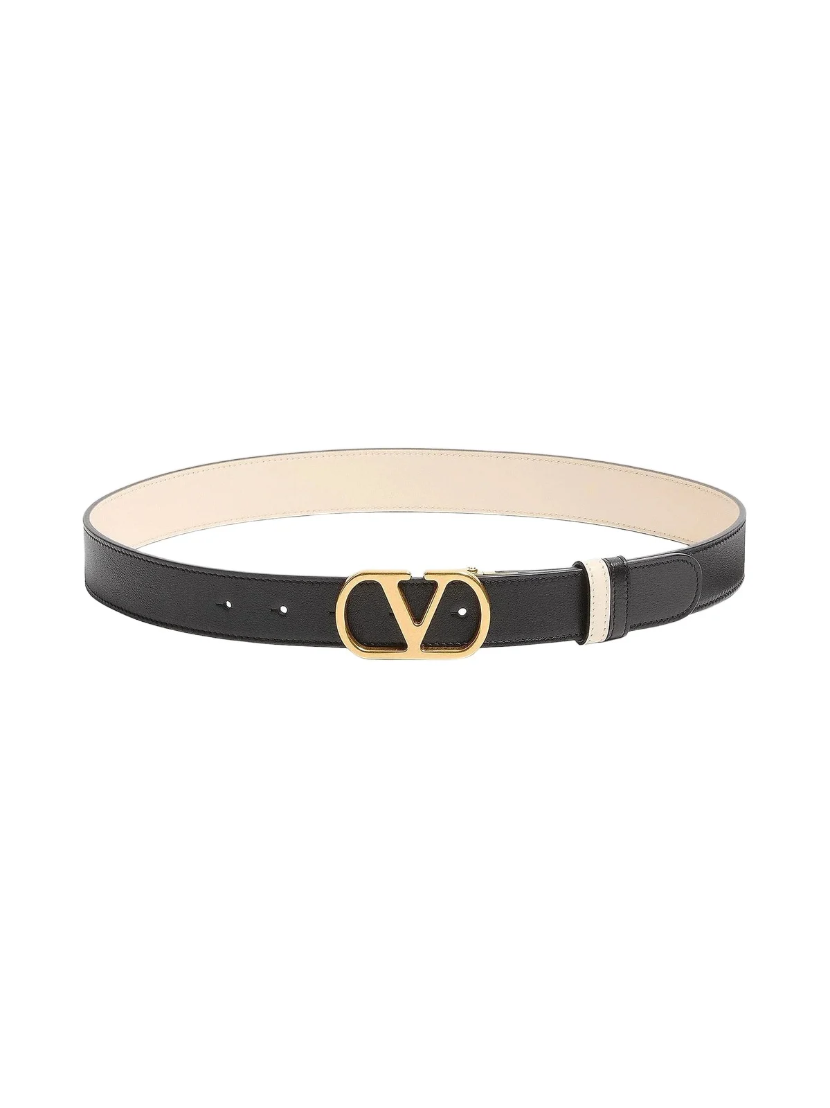 Women's Vlogo Signature Reversible Shiny Calfskin Belt 30MM