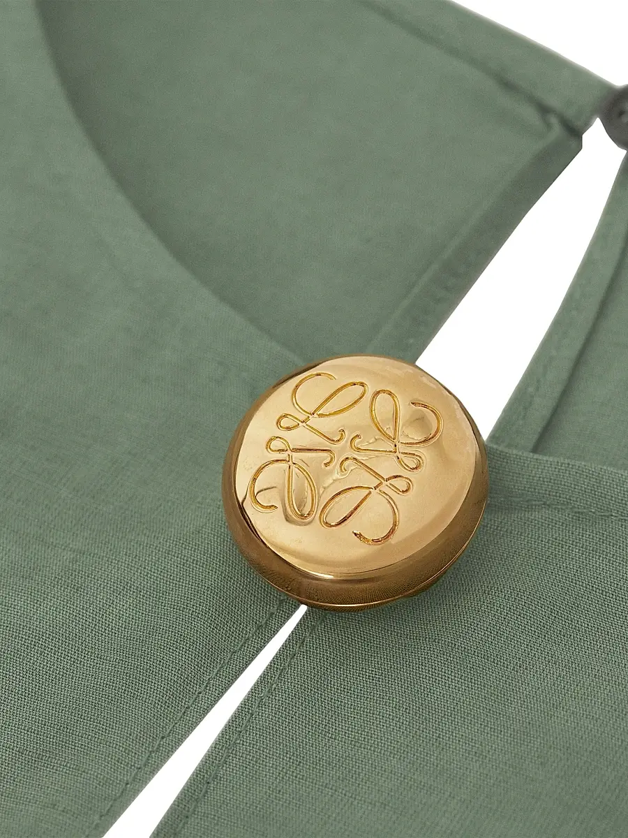 LOEWE Women's x Paula's Ibiza Pebble Pleated Dress - Sage | Thumbnail 7 LOEWE Women's x Paula's Ibiza Pebble Pleated Dress - Sage | Thumbnail 7