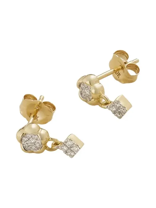Richie 10-karat Gold Diamond Earrings