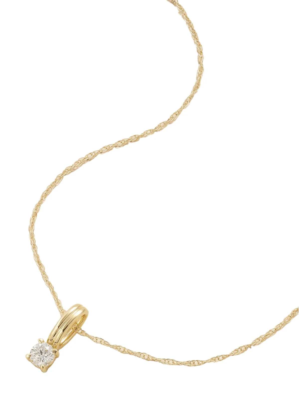 Flow 14-karat Gold Diamond Necklace Flow 14-karat Gold Diamond Necklace