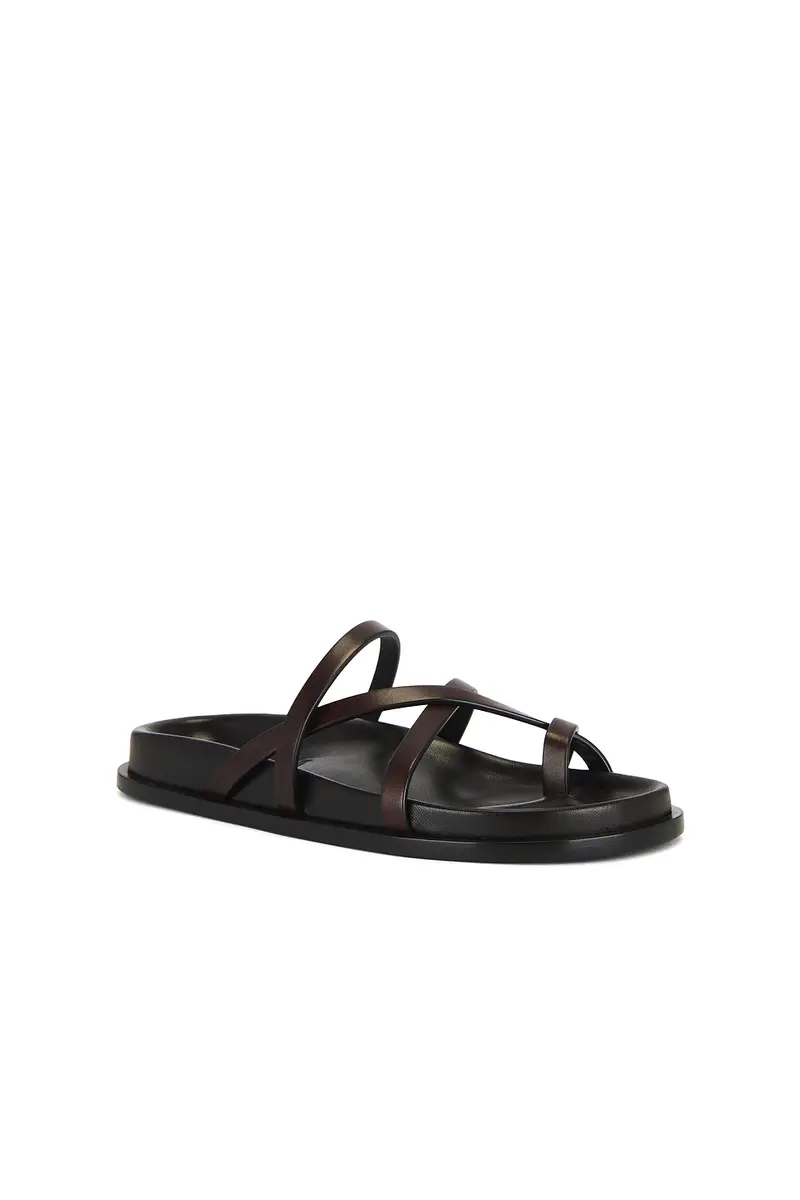 Saint Laurent Mathis Flat Sandal | Thumbnail 2 Saint Laurent Mathis Flat Sandal | Thumbnail 2