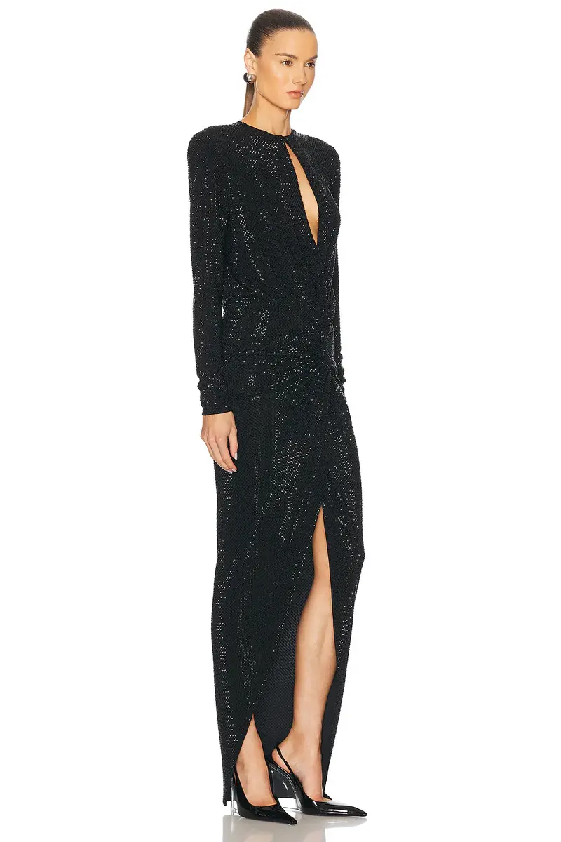 Alexandre Vauthier Macro Crystal Maxi Dress | Thumbnail 2 Alexandre Vauthier Macro Crystal Maxi Dress | Thumbnail 2
