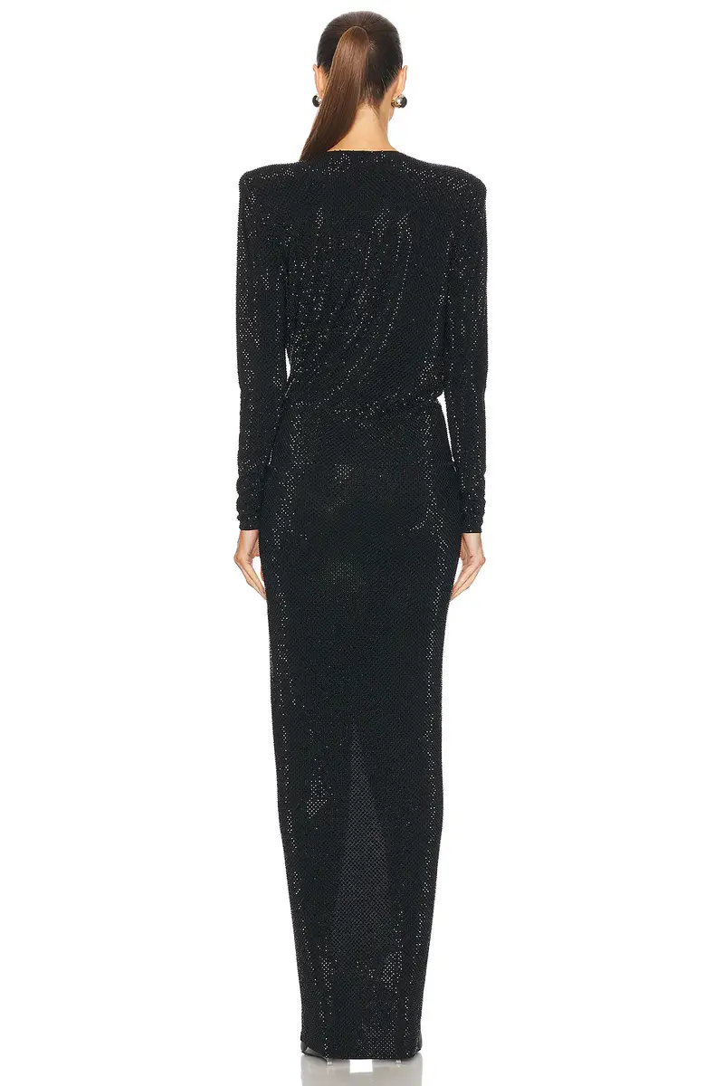 Alexandre Vauthier Macro Crystal Maxi Dress | Thumbnail 4 Alexandre Vauthier Macro Crystal Maxi Dress | Thumbnail 4