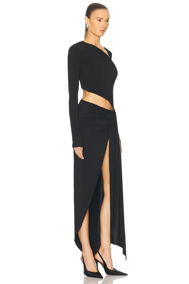 Alexandre Vauthier Asymmetrical Maxi Dress | Thumbnail 2 Alexandre Vauthier Asymmetrical Maxi Dress | Thumbnail 2