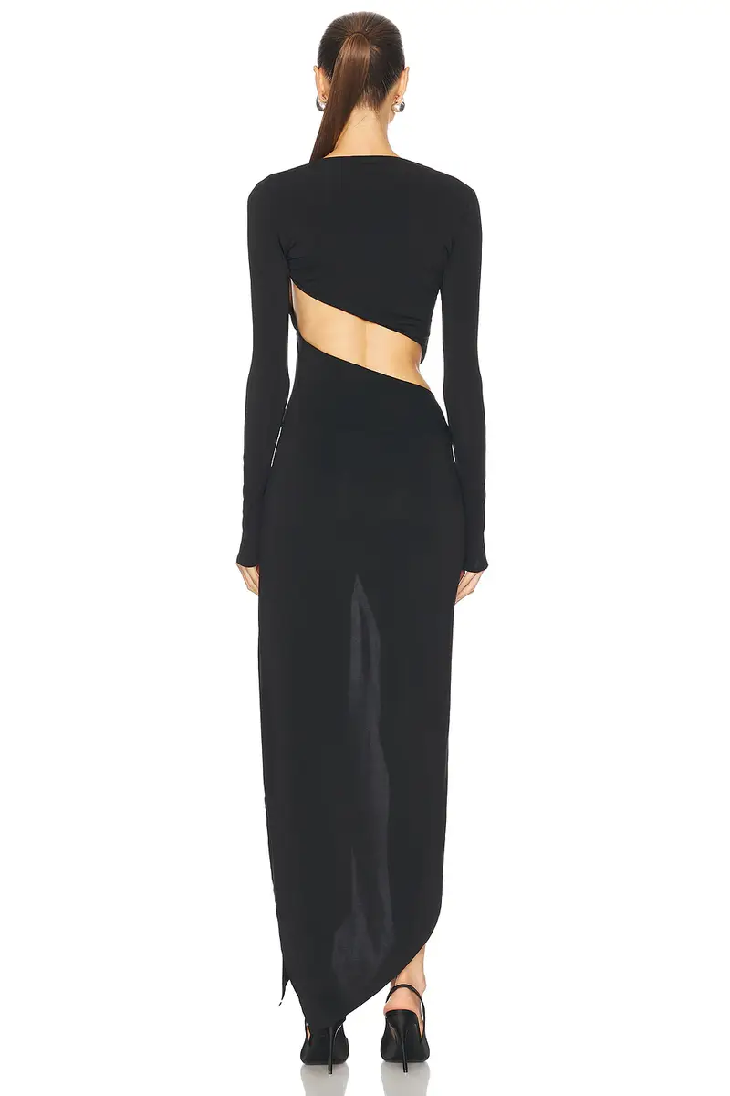Alexandre Vauthier Asymmetrical Maxi Dress | Thumbnail 4 Alexandre Vauthier Asymmetrical Maxi Dress | Thumbnail 4