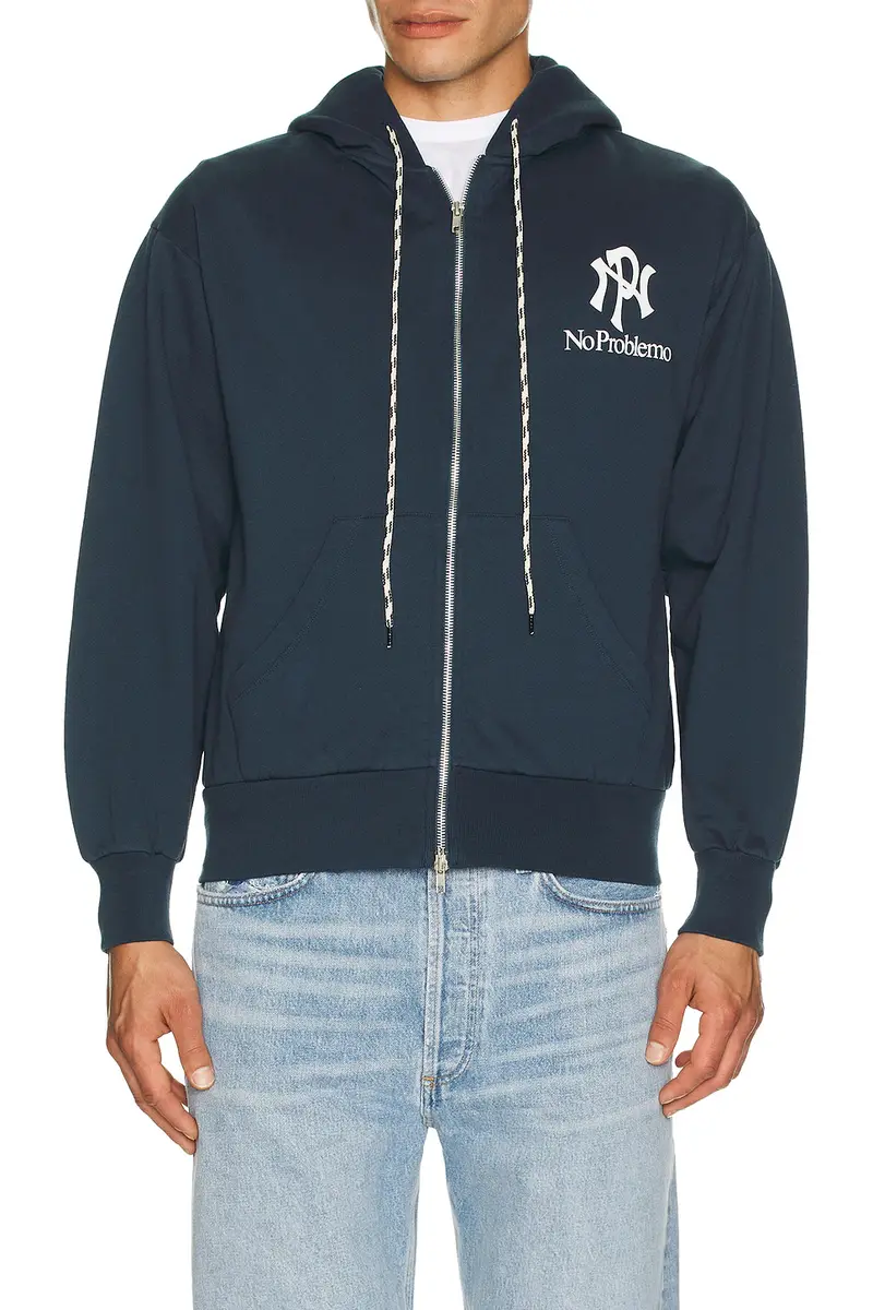 No Problemo Nyp Zip Through Hoodie | Thumbnail 3