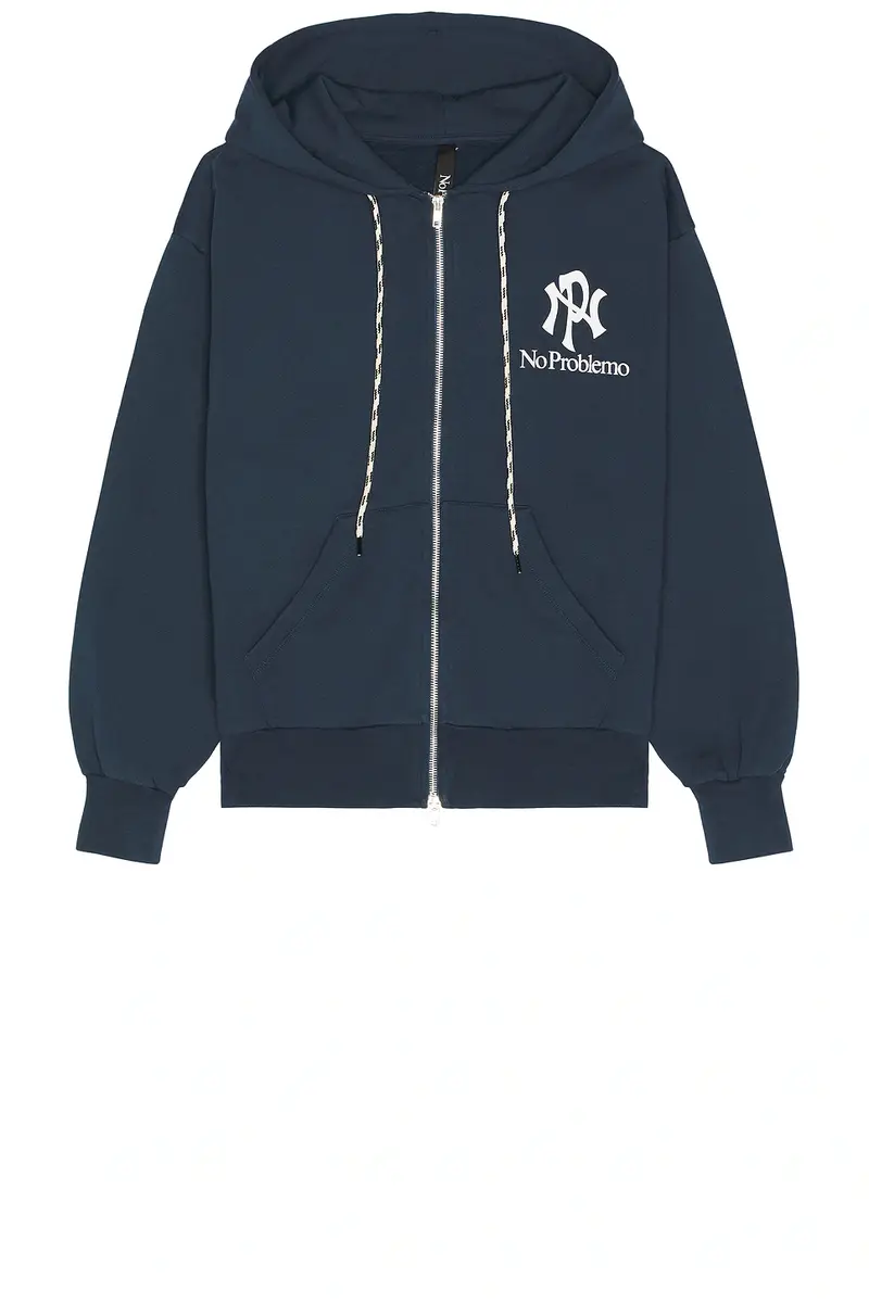 No Problemo Nyp Zip Through Hoodie | Thumbnail 5
