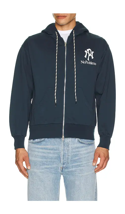 No Problemo Nyp Zip Through Hoodie