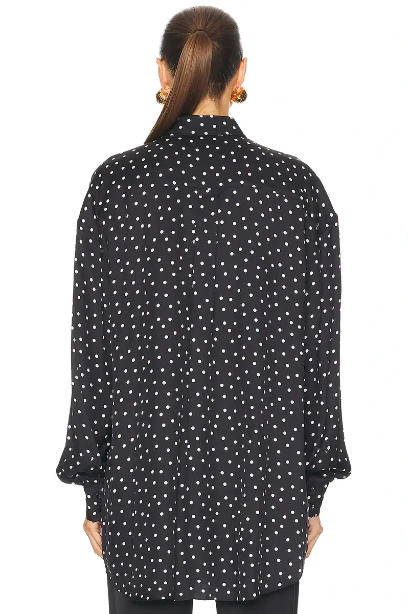Alexandre Vauthier Polka Dot Button Down Top | Thumbnail 3 Alexandre Vauthier Polka Dot Button Down Top | Thumbnail 3