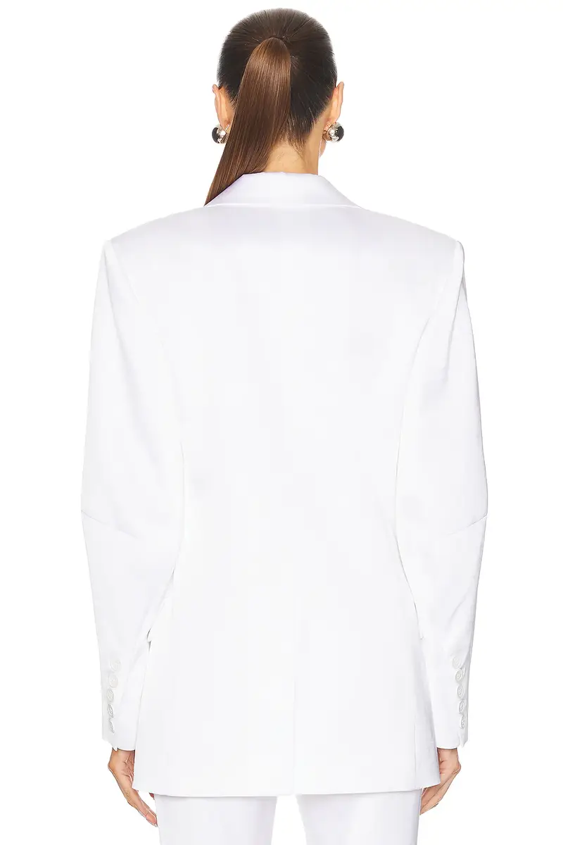 Alexandre Vauthier Satin Taiiloring Blazer | Thumbnail 3 Alexandre Vauthier Satin Taiiloring Blazer | Thumbnail 3