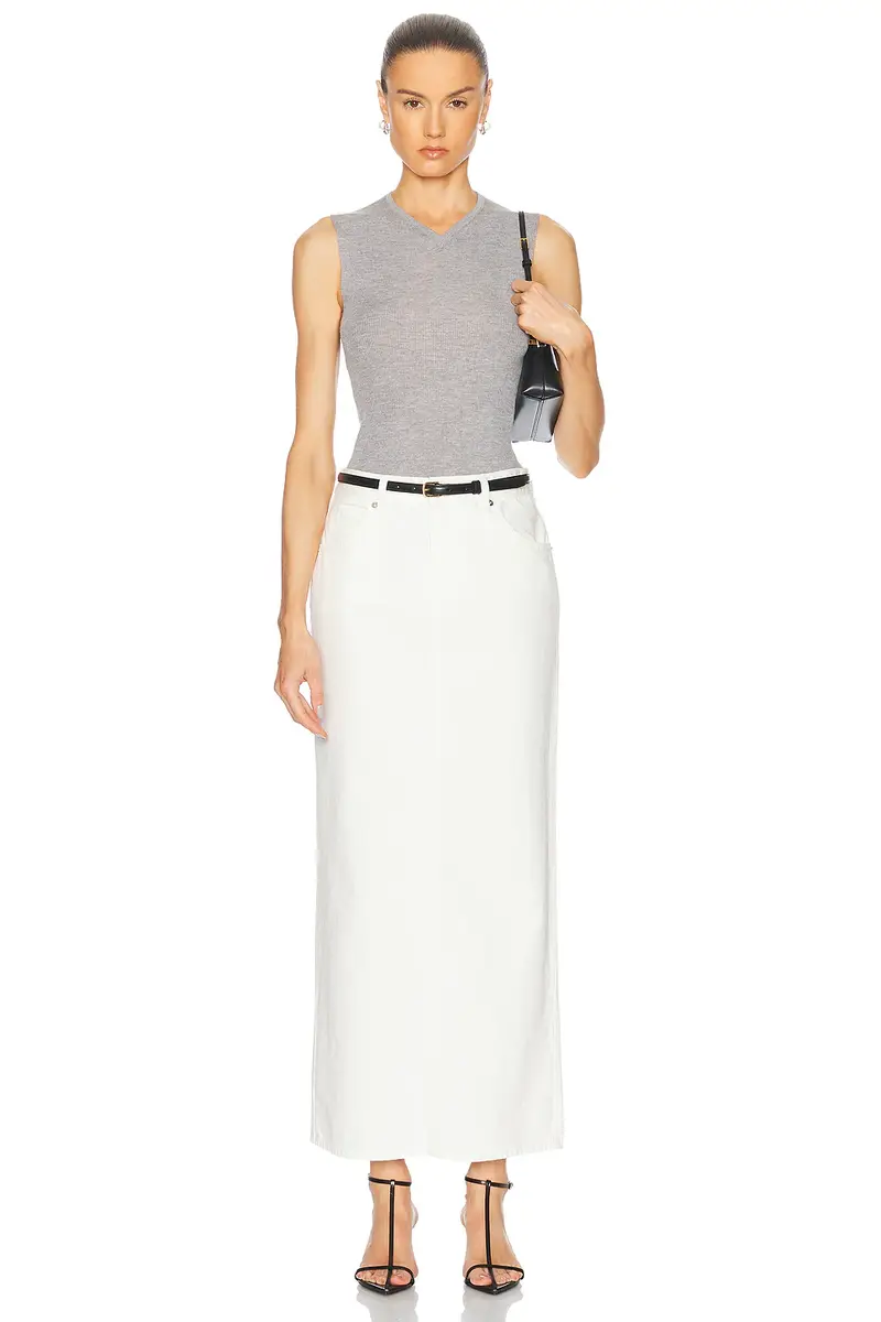 NILI LOTAN Ozzy Denim Skirt | Thumbnail 5 NILI LOTAN Ozzy Denim Skirt | Thumbnail 5