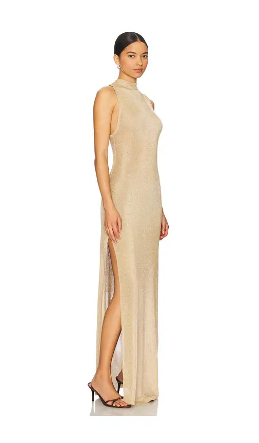 SEROYA Henne Metallic Dress | Thumbnail 2 SEROYA Henne Metallic Dress | Thumbnail 2