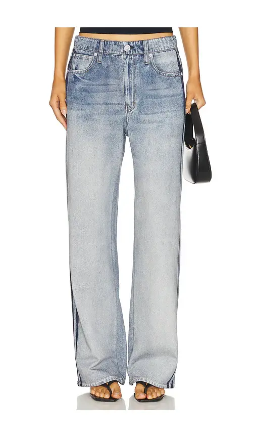 rag & bone rb Miramar Wide Leg Track Jeans | Thumbnail 2 rag & bone rb Miramar Wide Leg Track Jeans | Thumbnail 2