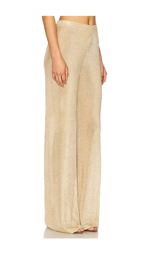 SEROYA Sheldon Metallic Knit Pants | Thumbnail 2 SEROYA Sheldon Metallic Knit Pants | Thumbnail 2