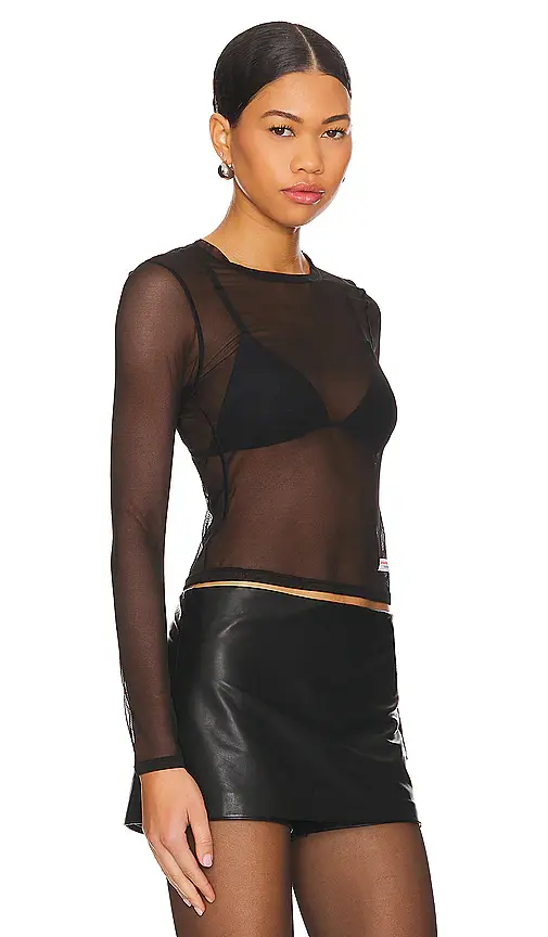 Alexander Wang Bodycon Long Sleeve Tee | Thumbnail 2 Alexander Wang Bodycon Long Sleeve Tee | Thumbnail 2