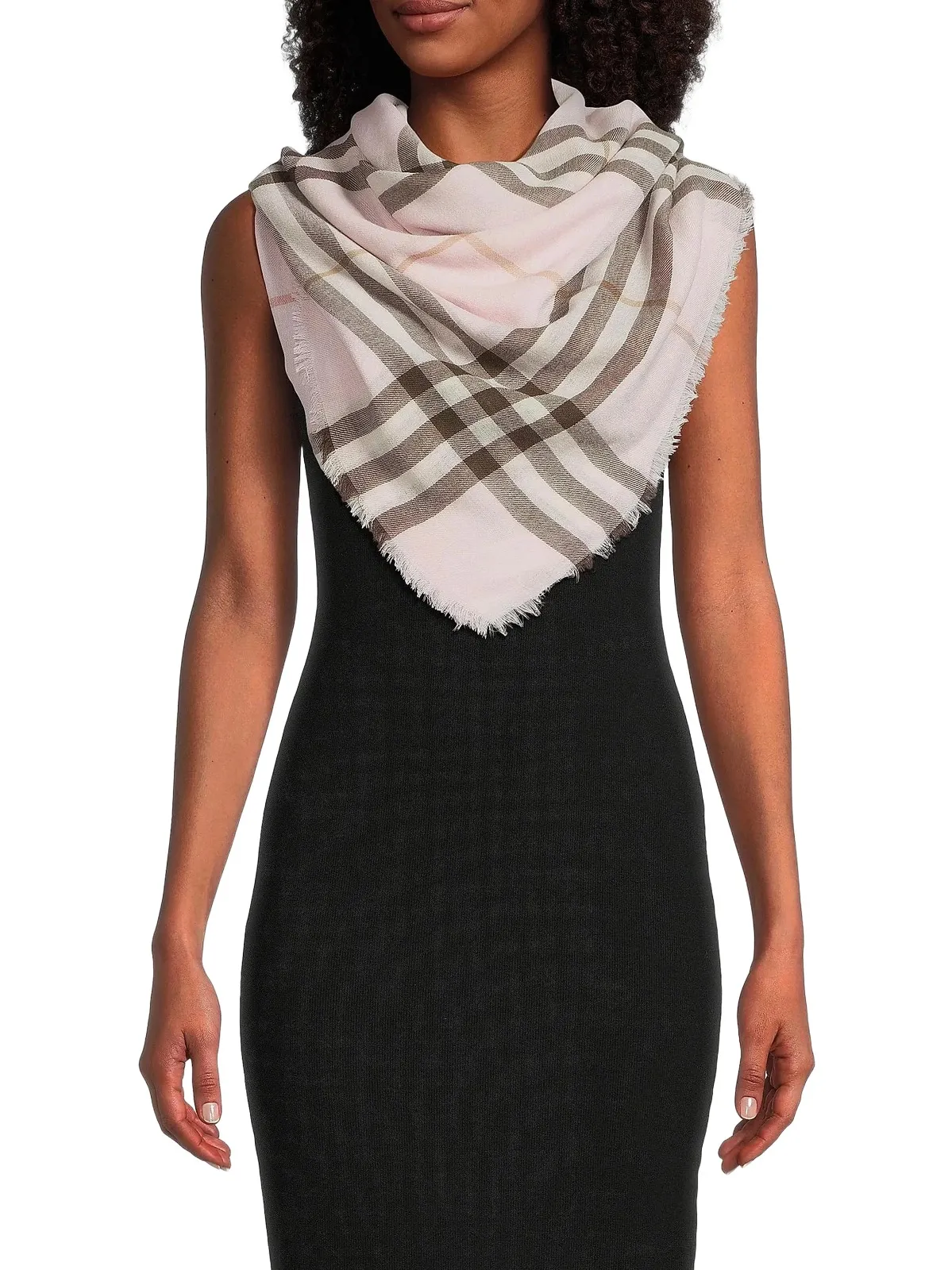 Burberry Women's Check Wool Scarf