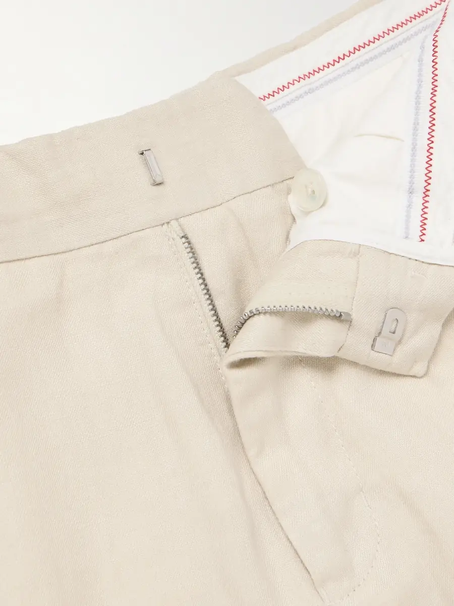 Orlebar Brown Griffon Tapered Linen Trousers - Men | Thumbnail 6