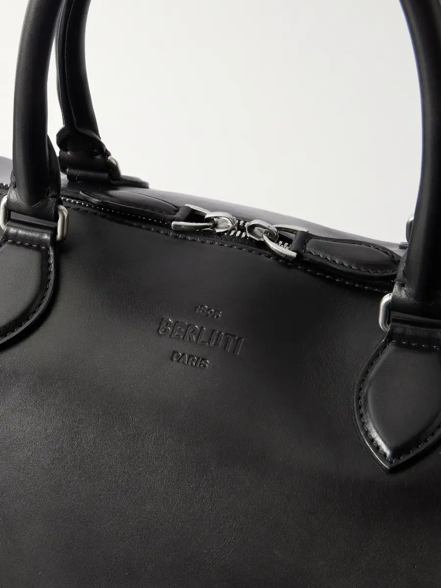 Berluti Toujours Scritto Venezia Leather Weekend Bag - Men | Thumbnail 4 Berluti Toujours Scritto Venezia Leather Weekend Bag - Men | Thumbnail 4