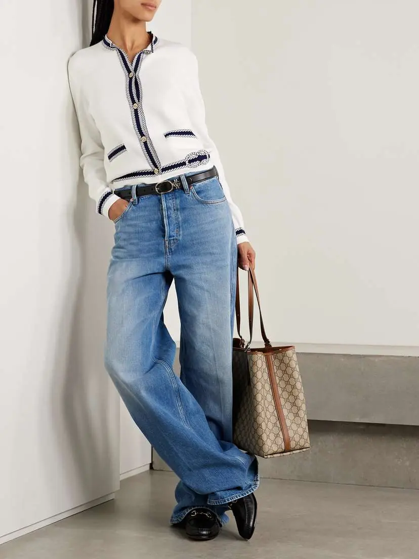 Gucci Lido Jacquard-knit Cotton Cardigan | Thumbnail 2
