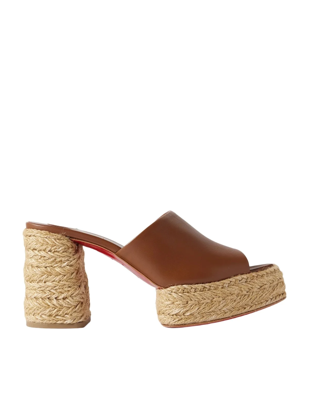 Calakala 85 Leather Espadrille Platform Mules Calakala 85 Leather Espadrille Platform Mules