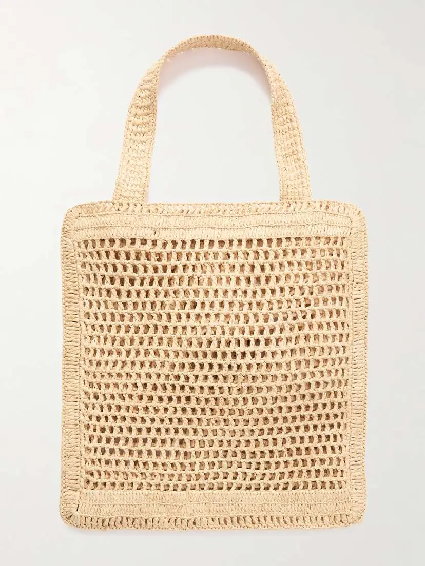 Chloé Summer Banana Embellished Raffia Tote | Thumbnail 3 Chloé Summer Banana Embellished Raffia Tote | Thumbnail 3
