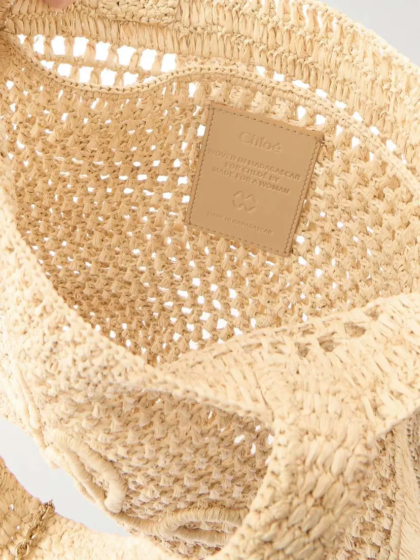 Chloé Summer Banana Embellished Raffia Tote | Thumbnail 5 Chloé Summer Banana Embellished Raffia Tote | Thumbnail 5