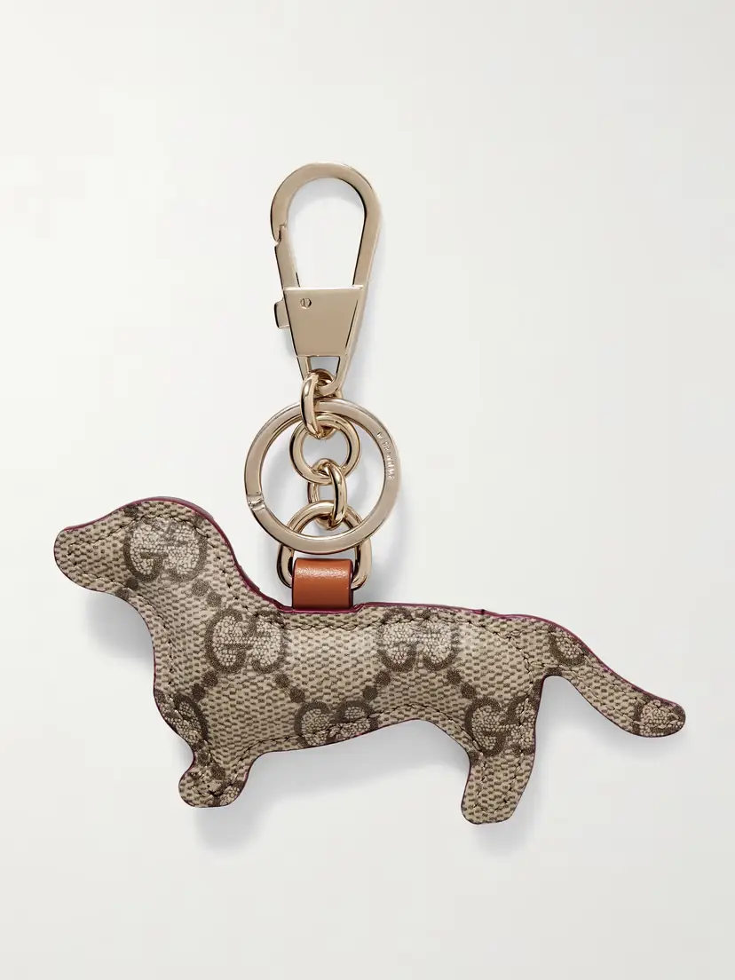 Gucci Embellished Leather Keychain | Thumbnail 3 Gucci Embellished Leather Keychain | Thumbnail 3