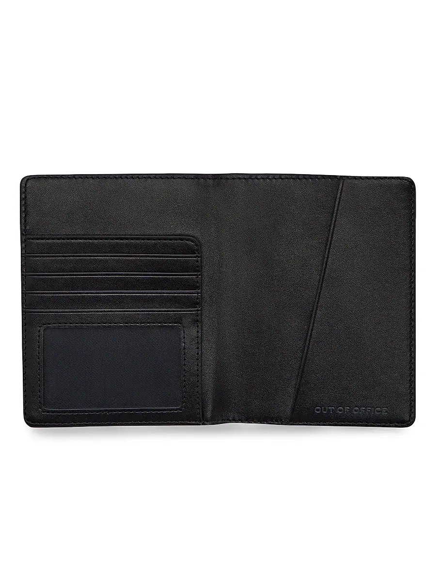 Marc Jacobs Women's The Leather Passport Case - Black | Thumbnail 2 Marc Jacobs Women's The Leather Passport Case - Black | Thumbnail 2