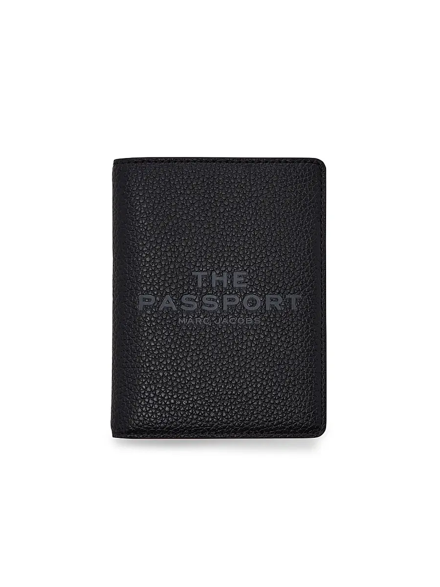 Marc Jacobs Women's The Leather Passport Case - Black | Image 1 Marc Jacobs Women's The Leather Passport Case - Black | Image 1