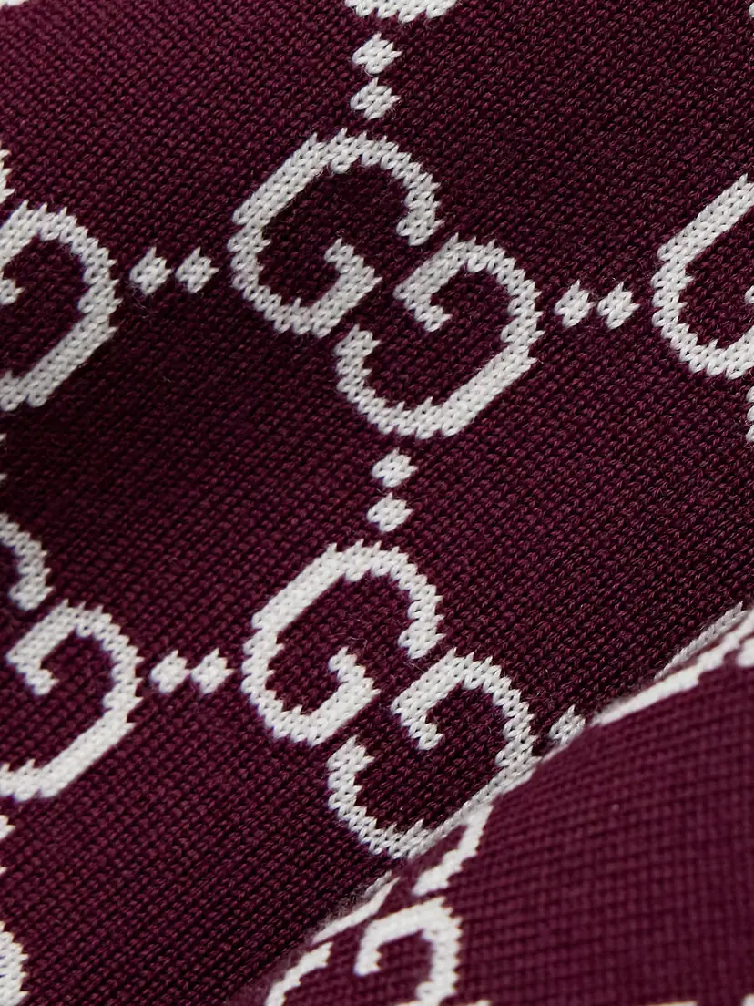 Gucci Jacquard-knit Wool-blend Sweater | Thumbnail 4 Gucci Jacquard-knit Wool-blend Sweater | Thumbnail 4