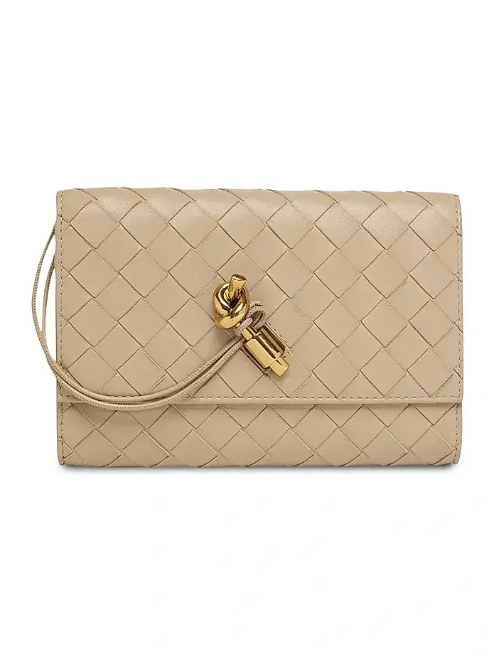 Women's Andiamo Intrecciato Leather Shoulder Bag Women's Andiamo Intrecciato Leather Shoulder Bag
