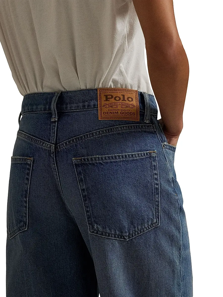 Polo Ralph Lauren Women's High-Rise Wide-Leg Crop Jeans | Thumbnail 6 Polo Ralph Lauren Women's High-Rise Wide-Leg Crop Jeans | Thumbnail 6