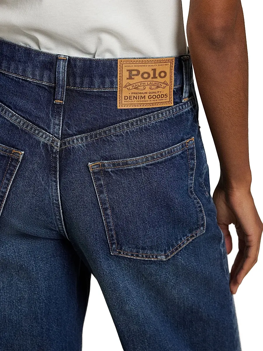 Polo Ralph Lauren Women's High-Rise Wide-Leg Crop Jeans | Thumbnail 6