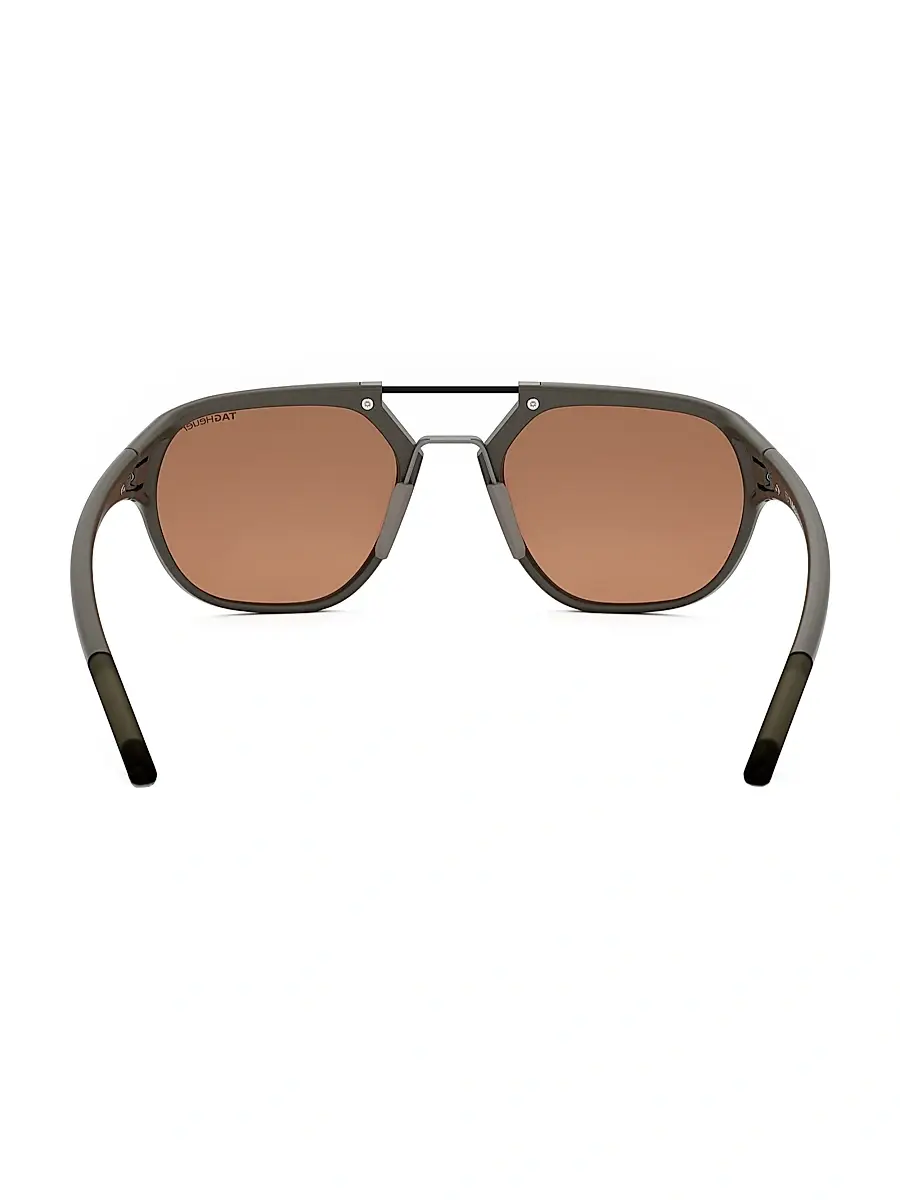 TAG Heuer Men's Line 55MM Geometric Sunglasses - Matte Light Brown | Thumbnail 5 TAG Heuer Men's Line 55MM Geometric Sunglasses - Matte Light Brown | Thumbnail 5