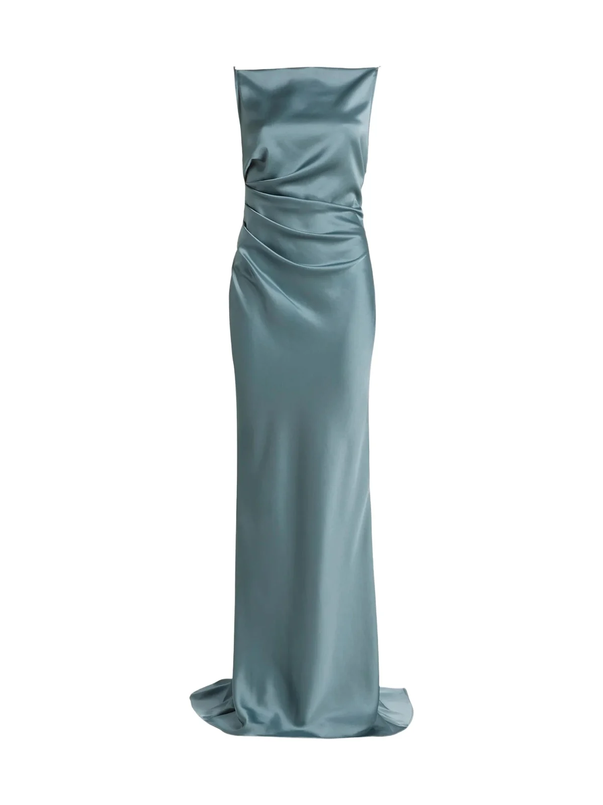 Women's Draped Satin Gown Women's Draped Satin Gown