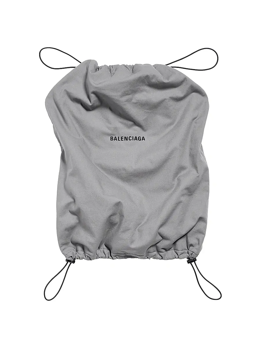 Balenciaga Women's Shoe Bag Top - Grey | Image 1 Balenciaga Women's Shoe Bag Top - Grey | Image 1
