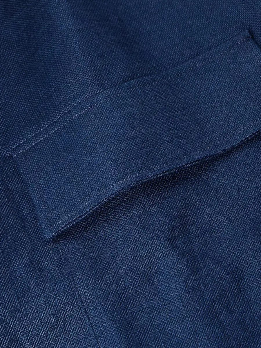 Anderson & Sheppard Linen Overshirt - Men | Thumbnail 5 Anderson & Sheppard Linen Overshirt - Men | Thumbnail 5