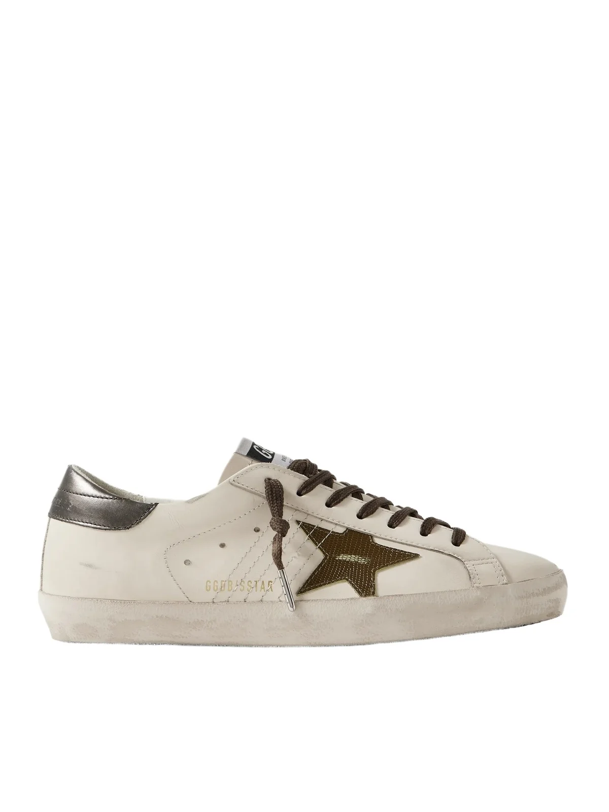Super-Star Distressed Leather Sneakers - Men