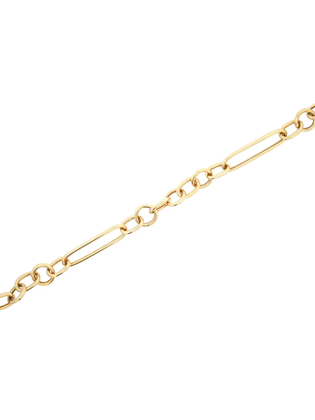 14K Gold Paper Clip Link Chain Necklaces 14K Gold Paper Clip Link Chain Necklaces