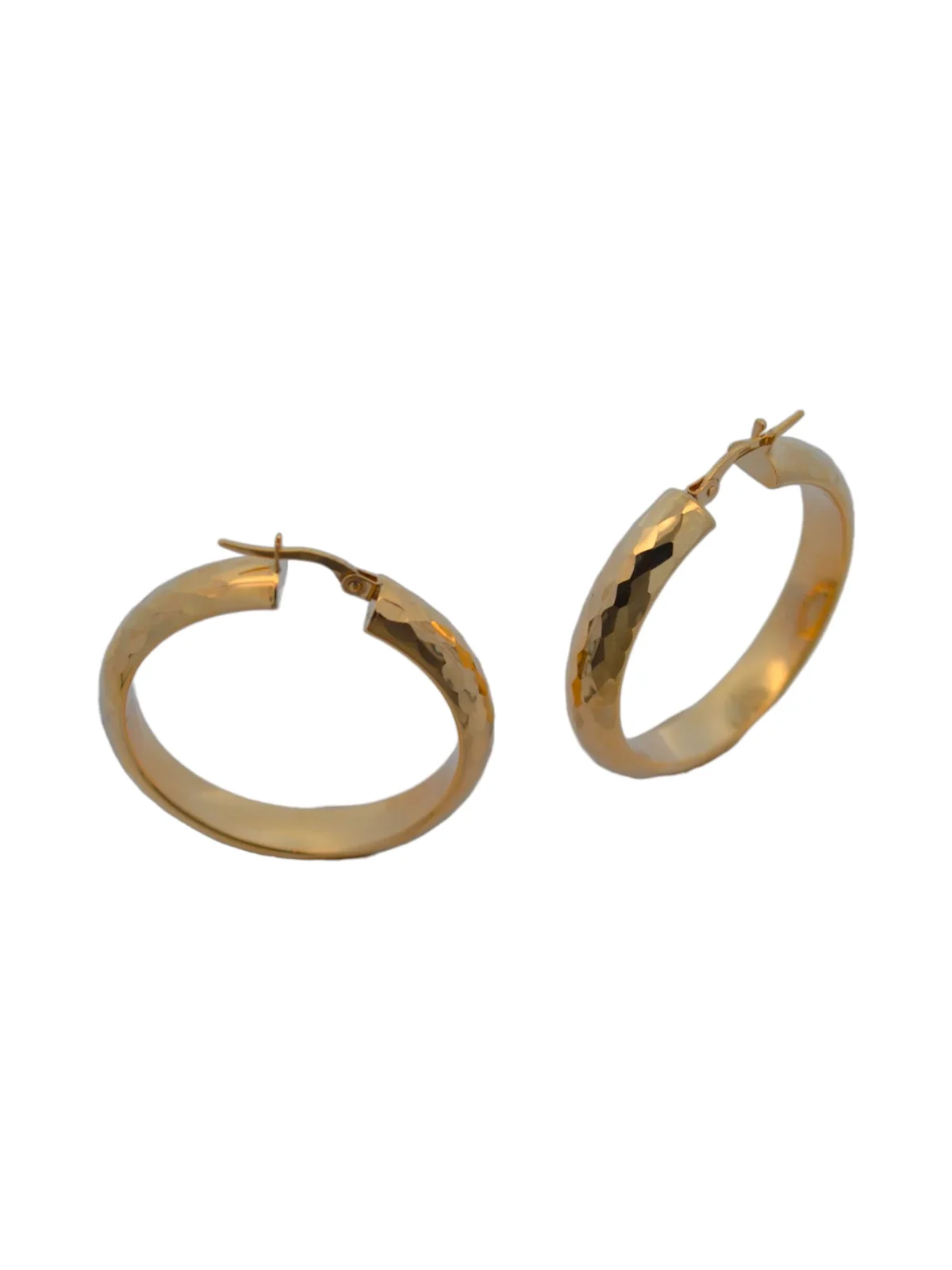 14K YG 4.7g Hoops Earrings