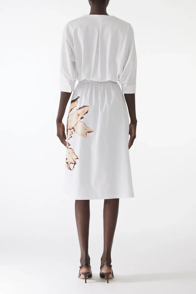 Jason Wu Collection DOLMAN SLEEVE COTTON DRESS WITH FLORAL PRINT | Thumbnail 4 Jason Wu Collection DOLMAN SLEEVE COTTON DRESS WITH FLORAL PRINT | Thumbnail 4