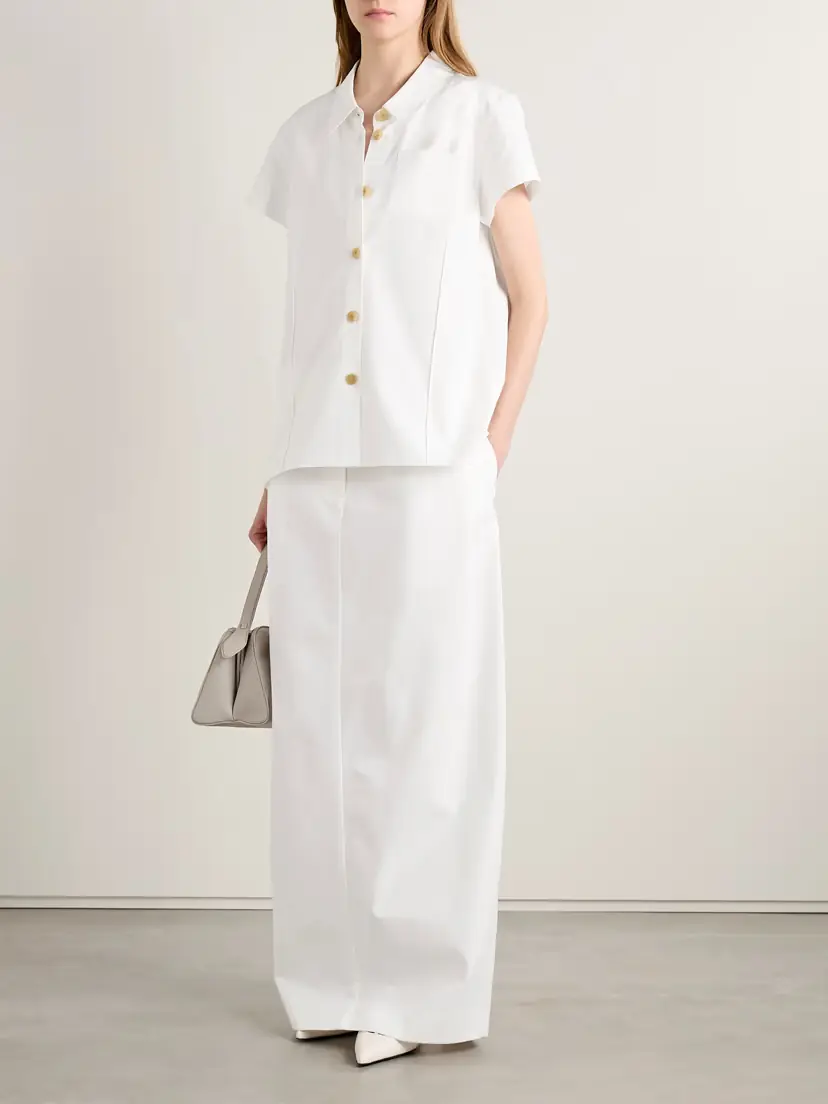 Khaite Keefe Cotton-poplin Shirt | Thumbnail 2