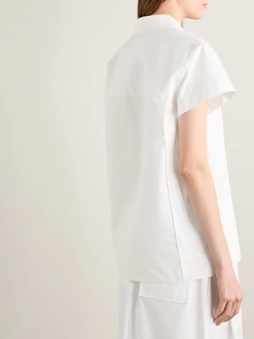 Khaite Keefe Cotton-poplin Shirt | Thumbnail 3