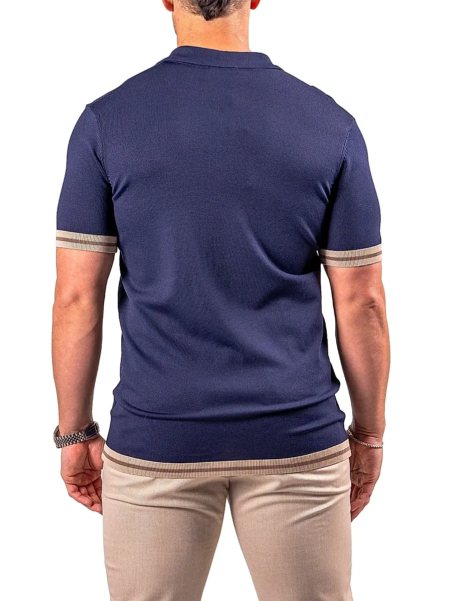 Maceoo Men's Polo Zip Shirt | Thumbnail 3