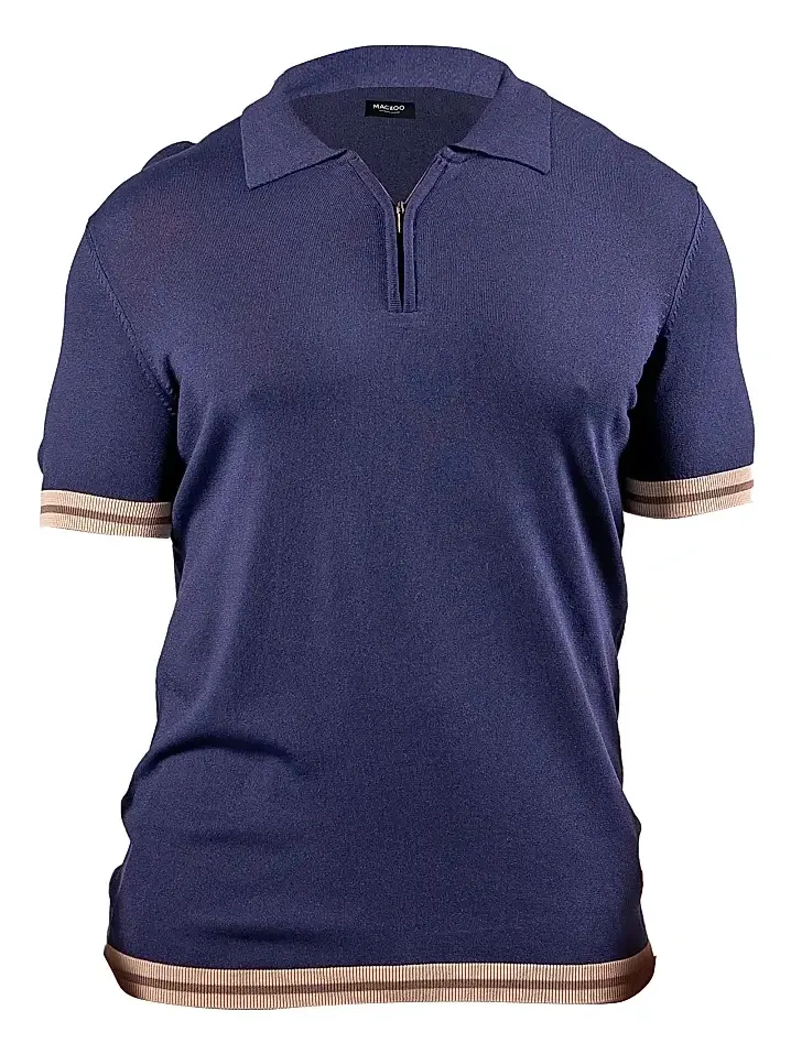 Men's Polo Zip Shirt