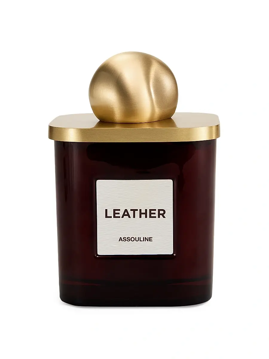Assouline Leather Scented Candle | Thumbnail 4