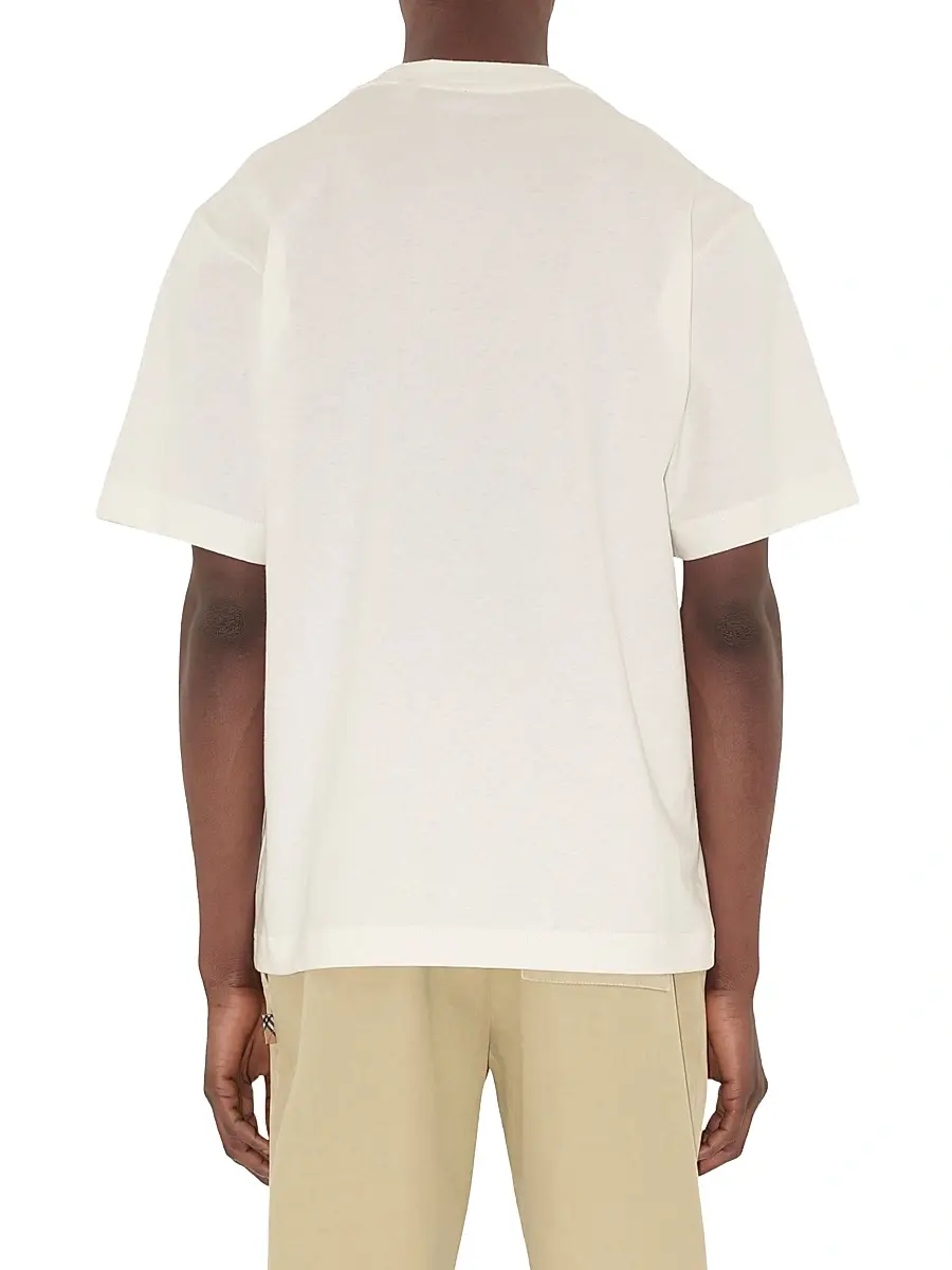 Burberry Men's Ryan Cross-Stitch EKD Cotton T-Shirt | Thumbnail 5 Burberry Men's Ryan Cross-Stitch EKD Cotton T-Shirt | Thumbnail 5