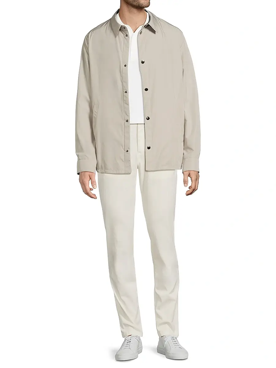 Canali Men's Reversible Shirt Jacket | Thumbnail 2